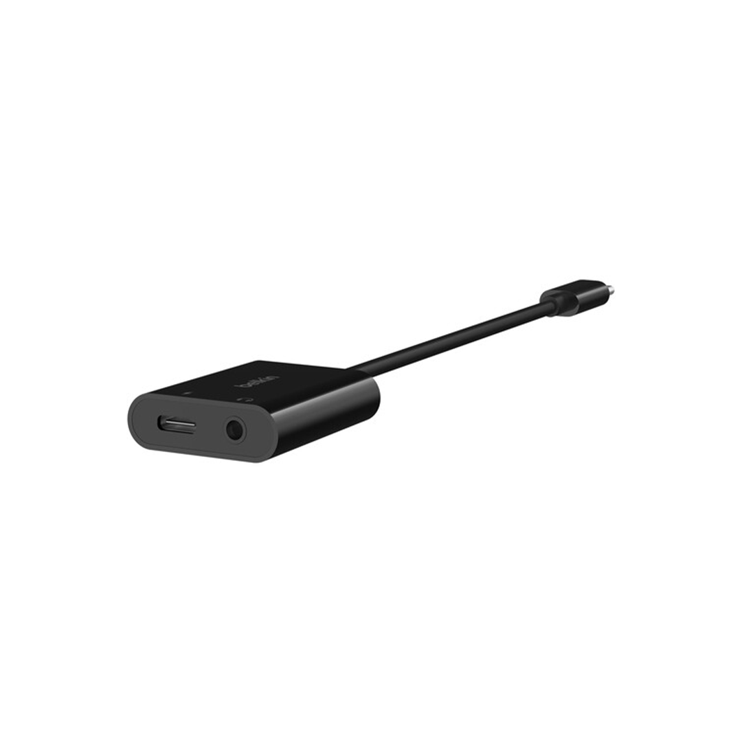 Belkin RockStar 3.5mm Audio and USB-C Charge Adapter in Qatar Belkin RockStar 3.5mm Audio and USB-C Charge Adapter in Qatar